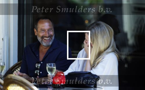 Amsterdam 17 juli 2025
Johnny van t Schip en Danielle  Zwanikken op terras en op straat in het centrum van Amsterdam.