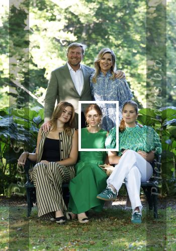 Den Haag 30 juni 2025
Jaarlijkse fotouurtje op huis ten Bosch met aanwezig Koning Willem Alexander Koningin Maxima Prinses Amalia Prinses Alexia Prinses Ariane en hondje Mambo.