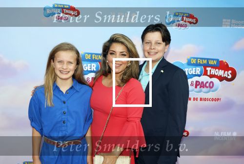 Amsterdam 29 juni 2025
Premiere Rutger Thomas en Paco in Pathe Noord. Lizbeth van den Boogaart met haar kinderen Victor en Lois