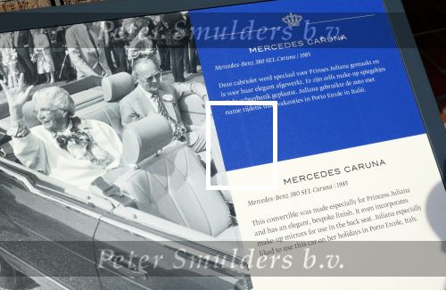 Den Haag 15 juli 2025
Paleis Noordeinde en de koninklijke stallen worden weer opengesteld voor publiek . Mercedes Caruna Cabrio van Prinses Juliana