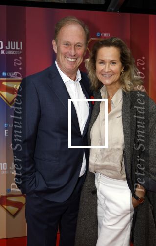 Amsterdam 8 juli 2025
Premiere superman in Tuschinski. paulien Huizinga en partner Ronald Goes