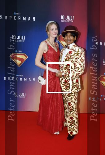 Amsterdam 8 juli 2025
Premiere superman in Tuschinski. Wibi Soerjadi met vriendin Mirthe