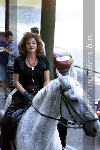 Amsterdam 6 augustus 1999
Mylene de la Haye op haar paard