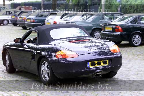 Rotterdam 27 augustus 2000
Feest trouwen Paul de Leeuw en Stephan Nugter.
Catherine Keyl in haar Porsche