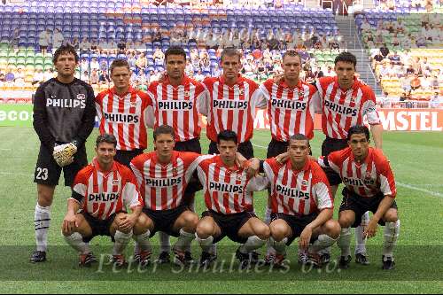 Amsterdam Arena stadion, 13 Augustus 2000
PSV-Roda JC, eindstand 2-0 om de Johan Cruyff-schaal
met drie debutanten: Ramzi, Kevin Hofland en Kezman