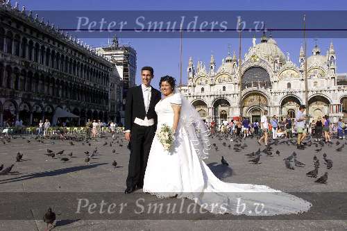 Venetie 26 augustus 2000
Venetie
San Marco plein  bruidspaar