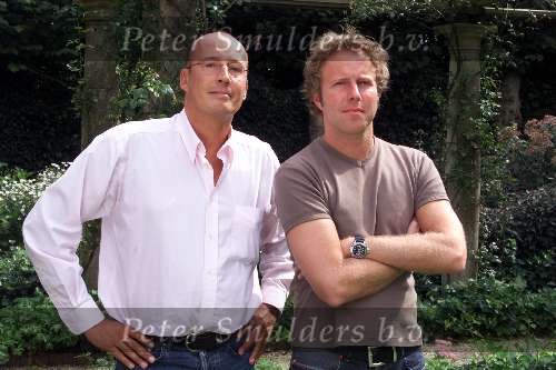 Laren 30 augustus 2001
Presentatie van het nieuwe TROS seizoen.
 Edwin Diergaarde en Daniel dekker