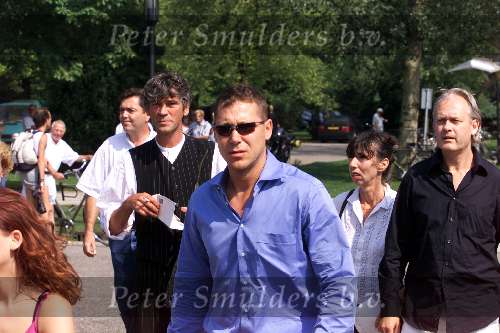 Amsterdam 25 augustus 2001
Begrafenis van Sylvia Millecam op Westgaarde.
Hans Kesting