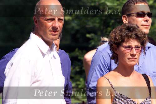 Amsterdam 25 augustus 2001
Begrafenis van Sylvia Millecam op Westgaarde
Haye v d Heyden met vrouw