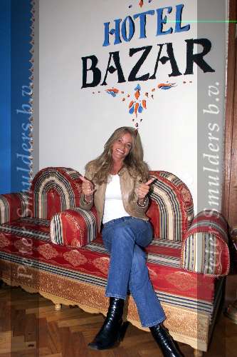 Rotterdam 20 ugustus 2001
Inge de Bruijn shoppen in Rotterdam
