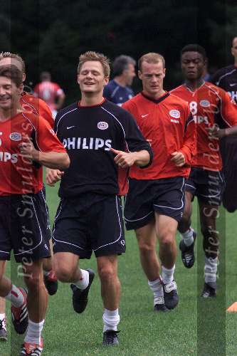 Eindhoven 7 augustus 2001
PSV Training . Kezman met adidas Predator voetbalschoenen.