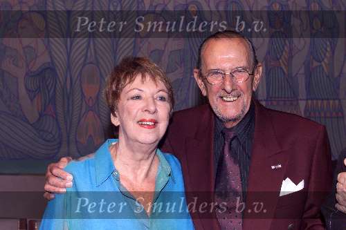 AMSTERDAM 28 augustus 2001
Surprise feestje voor  Joop Doderer vanwege zijn 80e verjaardag samen met Hetty Blok