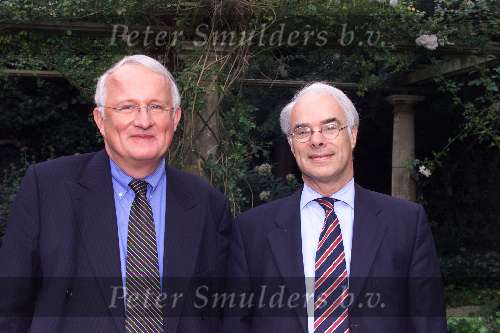 Laren 30 augustus 2001
Presentatie van het nieuwe TROS seizoen.
Karel v Dodewaerd en Huib Boermans