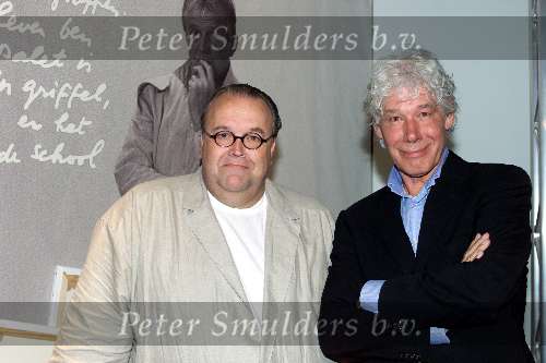 Laren 10 augustus 2001
Opening expositie Toon Hermans.
Maurice Hermans en Paul v Vliet