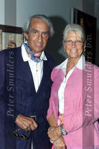 Laren 10 augustus 2001
Opening expositie Toon Hermans.
PaulHuf met vrouw