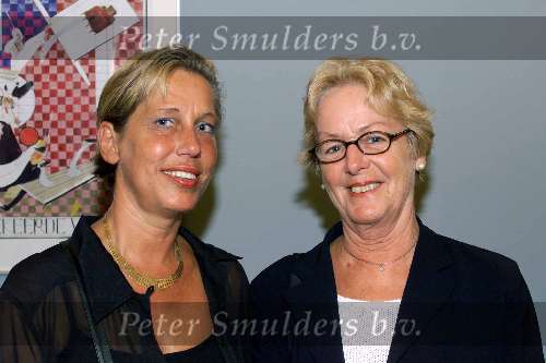 Laren 10 augustus 2001
Opening expositie Toon Hermans.
Petra Leusden