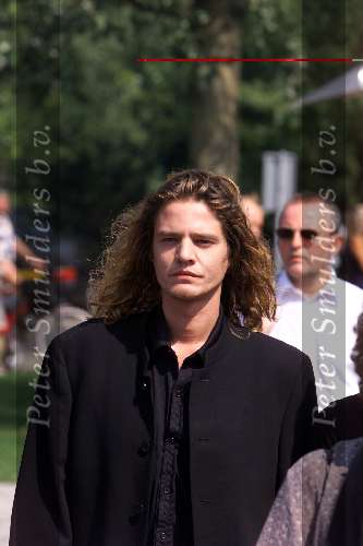 Amsterdam 25 augustus 2001
Begrafenis van Sylvia Millecam op Westgaarde.
Tygo Gernandt