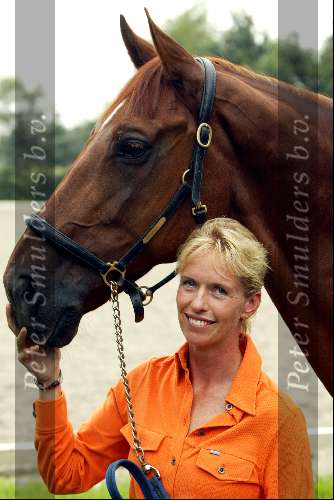 Erp 20 augustus 2002
Anky v Grunsven en haar paard Idool