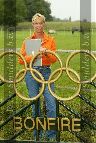 Erp 20 augustus 2002
Anky v Grunsven en haar paard Idool