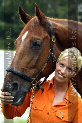 Erp 20 augustus 2002
Anky v Grunsven en haar paard Idool