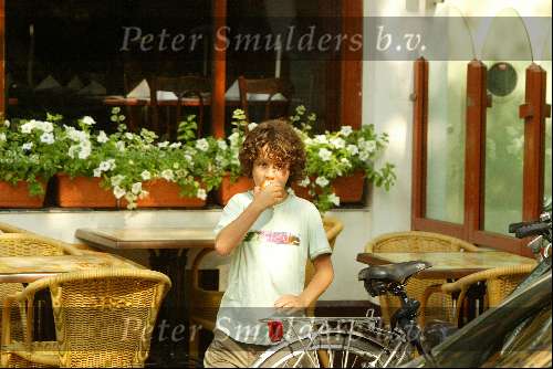 Amsterdam 7 juli 2002
Bas Westerweel met kinderen
