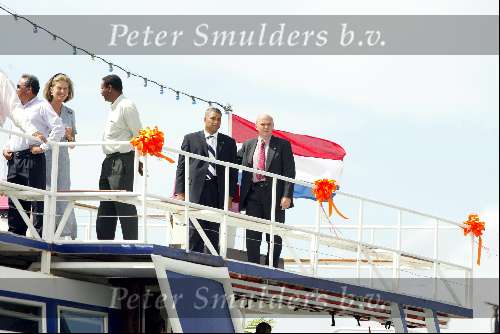 Curacao 12 augustus 2002
Prins Willem Alexander en Maxima op Curacao
beveiliging