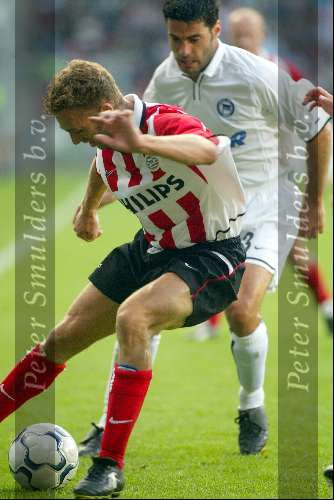 Eindhoven 6 augustus 2002
Opening PSV stadion met de oud spelers 1988
PSV-Hertha Bsc 0-0
Dennis Rommedahl