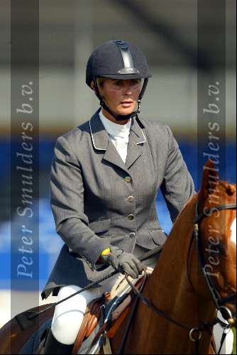 Valkenswaard 18 augustus 2002
Concours bij Jan Tops .
Els Dammen 
Concours Hippique