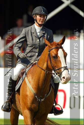 Valkenswaard 18 augustus 2002
Concours bij Jan Tops .
Els Dammen 
Concours Hippique