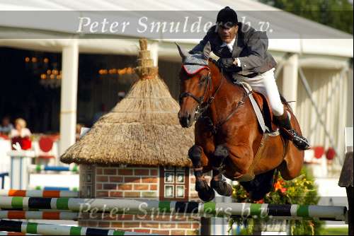Valkenswaard 18 augustus 2002
Concours bij Jan Tops .
Erik v d Vleuten 
Concours Hippique