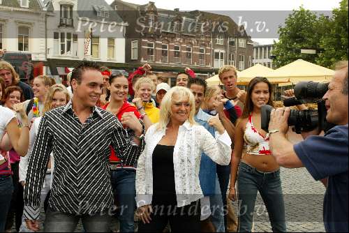 Tilburg 30 augustus 2002
Corry Konings en Johan heuser opnames videoclip