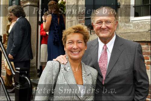 Naarden 24 augustus 2002
Joop v d Ende met zijn vrouw Janine v d Ende