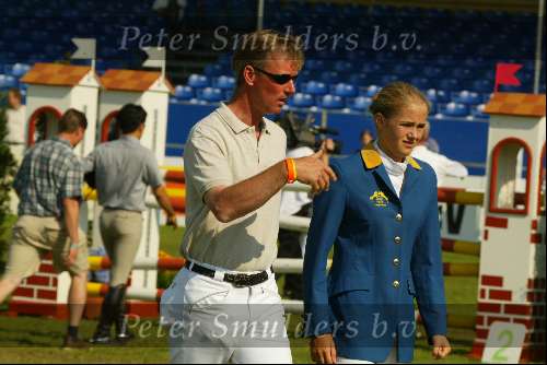 Valkenswaard 18 augustus 2002
Concours Hippique bij Jan Tops .
Jos Lansink