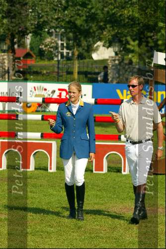Valkenswaard 18 augustus 2002
Judy Ann Melchior en Jos Lansink
Concours Hippique