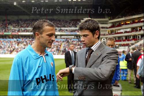 Eindhoven 6 augustus 2002
Opening PSV stadion met de oud spelers 1988
Kezman en Petrovic