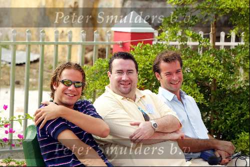 Curacao 13 augustus 2002
Prins Willem Alexander en Maxima  
Marc v d Linden, Lesley Kanters en Peter v d Voorst