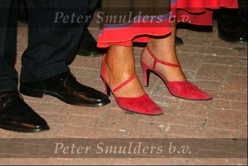 Curacao 12 augustus 2002
Prinses Maxima litteken op enkel
