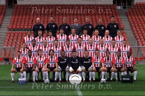 Eindhoven 5 Augustus 2002  PSV Selektie Seizoen 2002/2003