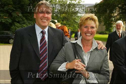 Veldhoven 4 september 2002
VVCS Voetbalgala in Koningshof
Pim Doesburg met vrouw