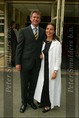 Veldhoven 4 september 2002
VVCS Voetbalgala in Koningshof
Raymond Liebregts met vrouw