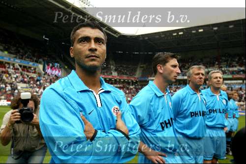 Eindhoven 6 augustus 2002
Opening PSV stadion met de oud spelers 1988
Romario