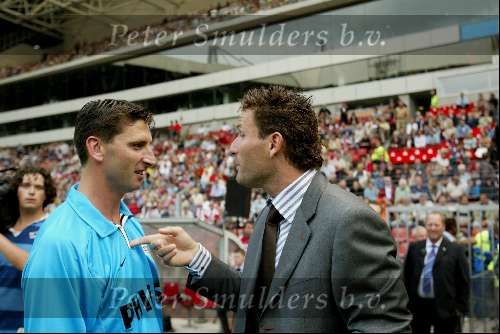 Eindhoven 6 augustus 2002
Opening PSV stadion met de oud spelers 1988
Luc Nilis en Ronald Waterreus