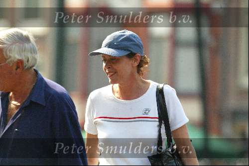 Amsterdam 16 augustus 2002
Sylvia Kristel met vriend