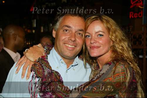 Rotterdam 24 augustus 2003
Surprise feestje inge de bruijn in baja beachclub
Inge de Bruijn met Aad Ouborg