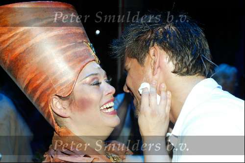 Scheveningen 3 augustus 2003
Laatste voorstelling van Aida in het circustheater.
Rene v Kooten en Antje Monteiro