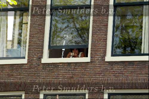 Amsterdam 2 augustus 2003
Gay parade door de amsterdamse grachten.
Hanneke Groenteman