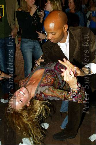 Rotterdam 24 augustus 2003
Surprise feestje inge de bruijn in baja beachclub
Inge de Bruijn met Humberto Tan
