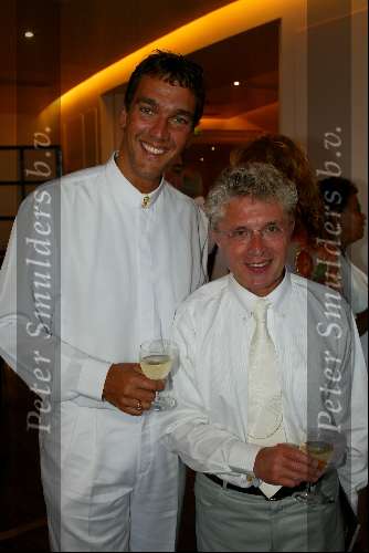 Scheveningen 3 augustus 2003
Laatste voorstelling van Aida in het circustheater.
Jacques D Ancona met vriend