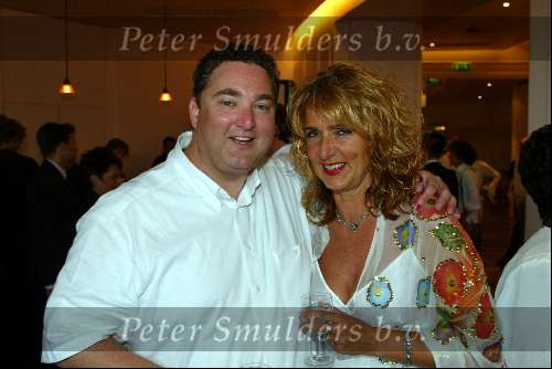 Scheveningen 3 augustus 2003
Laatste voorstelling van Aida in het circustheater.
Leonie Jansen met edwin ....