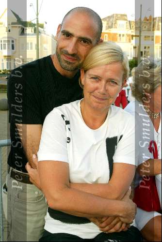 Scheveningen 3 augustus 2003
Laatste voorstelling van Aida in het circustheater.
Mathilde Santing met man